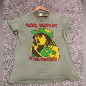 MadeWorn Bob Marley vintage T shirt. Intentionally distressed in Classic fit